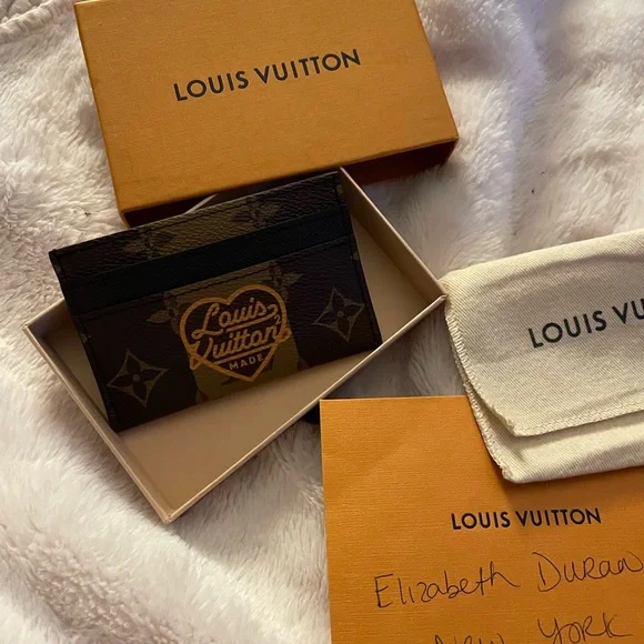 Louis Vuitton double card holder from the nigo collection.. - Picture 2 of 13